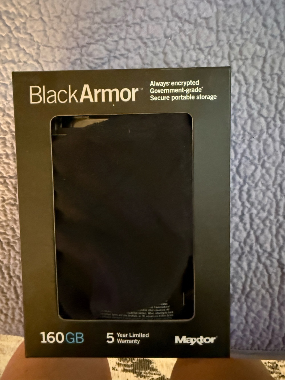 BlackArmor 160GB Secure Portable Storage - Black